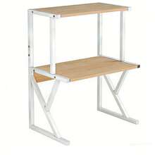 3 Tier Heavy Duty Printer Stand,Large Multi-Purpose Office Organizer,Space-Saving Home Office Desk Organizer Suitable For Fax Machine,Scanner And Printer,Perfect Gift For Graduation,Party,Birthday,Wedding. - 棕色 - 查看 9