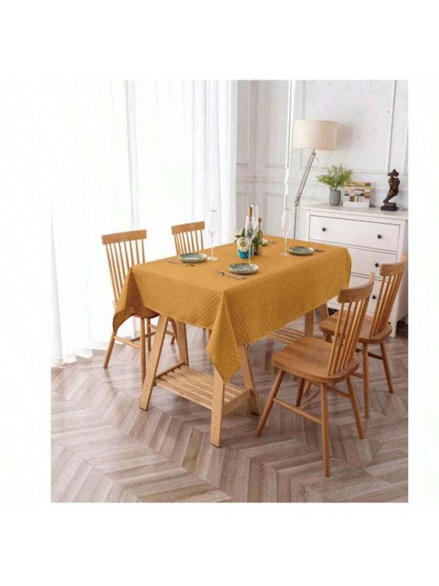 mantel Color Caqui de alta durabilidad de 140cm*240cm