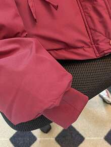 Women Winter Coats - Burgundy - View 8