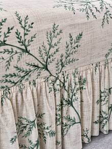 1pc Vintage Floral Pet Proof Sofa Cover, Breathable All-Season Universal Stretch Printed Dust-Proof Sofa Slipcover (Pillow Cover Not Included)