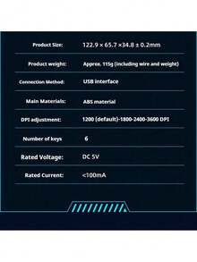 HP Official Wired Mouse Silent Luminous Four-Speed Adjustment E-Sports Game Notebook Desktop Mechanical Office Computer Dedicated Mouse