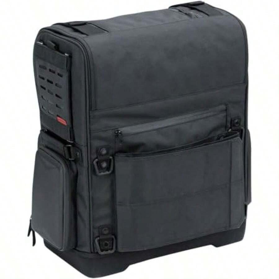 Kuryakyn Equipaje de Viaje para Motocicleta 5289: Bolsas organizadoras de Almacenamiento para Motocicletas Harley- Touring 1993-2019, Color Negro, 1 par(16"W x 10"D x 20"D Negro -) - Multicolor - Ver 1