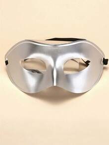 1个装扮派对表演多色平顶巫师成人男女通用王子半脸面具 - 彩色 - 查看 13