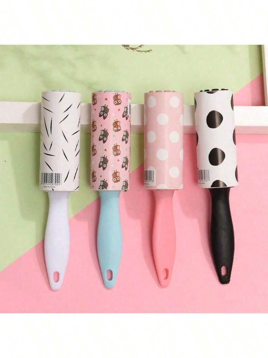 20/5/4/3/2/1 Pcs Mini Lint Rollers, Suitable For Pet Hair And Clothes, Travel Size, Lint Roller For Clothes, Lint Remover, Sticky Lint Brush For Travel, Gift Bags, Furniture, Car Seats, Etc. - Multicolor - View 1