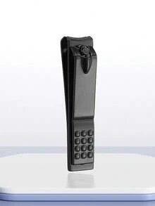 美甲套装，不锈钢专业指甲钳修脚套装，配黑色皮革收纳盒，便携式修甲套装，适合旅行或居家使用，男女皆宜的完美礼物