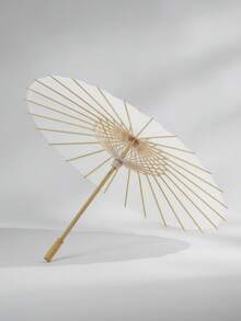 Paraguas de boda de estilo occidental/europeo de alta calidad (paquete de 10/6/5/4/1), 84 cm de diámetro cuando están abiertos, perfectos para novias, decoraciones de bodas, regalos creativos, regalos de cumpleaños; también adecuados como obsequios de boda, paraguas de estilo japonés/chino, paraguas de papel para decoración de bodas y fiestas de bricolaje. - Blanco - Ver 14