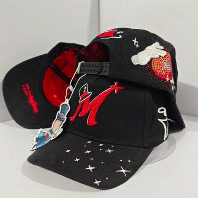 Gorra ajustable original bordada con chip NFC de moda y versátil estilo hip-hop y breakdance ideal para viajes skate y uso diario para hombre y mujer