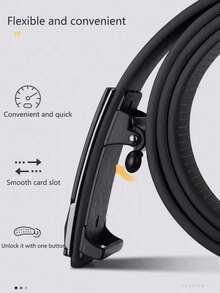 1pc Men's Belt, Fashionable & Versatile Black/Leisure & Business Gold/Youth & Middle-Aged Silver Belt, Suitable For Daily Life, As A Gift For Boyfriends And Elders Summer, School Fall, Autumn, Halloween Autumn-Winter Accessories,Suitable For Teens, Youth,Men,Casual, Outdoor, Athletic, Vacation, Graduation Gifts, Birthday, Daily Wear  Polyurethane(PU)    Metal - 黑色 - 查看 6