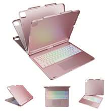 kolude For IPad 13 Pro Case With Keyboard & IPad Air 13 Inch Case Keyboard, Rainbow Backlits, Pencil Holder, 360°Rotatable, Keyboard For IPad Pro 12.9 Inch 6th/5th/4th/3rd Generation,For IPad 7th/8th/9th 10.2" IPad Air 3/IPad Pro 10.5",For Ipad 10th/11th(A16) IPad Air 6th/5th/4th 10.9 IPad Pro 11(4th/3rd/2nd/1st),For IPad Pro(M4)13 Inch,For Ipad Mini7(A17pro)/ Mini6-8.3"