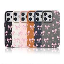 Funda protectora de teléfono con Fundas Para Celular Lazos Corazones Flores Rosa Pastel regalo de moda minimalista interesante para hombres y mujeres, adecuado para  16/15/15Pro/15ProMax/14/13/12/11/MAX,  17,  17 Air,  17 PRO, Max Series,A14/A15/S23 Ultra/A50/A12/A32/A52/A72/A51/A21S/A13/A14/S22 Ultra/S23/A33/A53/S20 FE diseño creativo y de moda para hombres y mujeres - Negro* - Ver 3