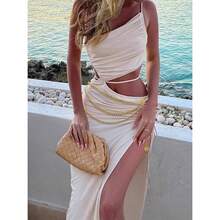 Chain Belts For Women Fashion Plus Size Waist Chain Belt Gold Silver Waist Belt Belly Chain Waist Belt Body Chain For Dress - Mặt trời vàng + 49 inch - Xem 6