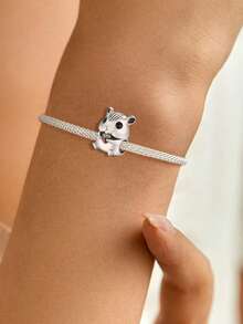 1颗925纯银刺猬珠吊坠，适合DIY手链和女士首饰 - 集合2 - 查看 3