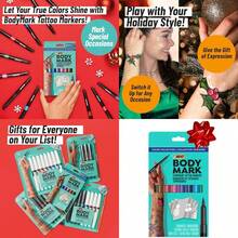 BIC BodyMark Temporary Tattoo Marker With Cosmetic Quality And Skin Ty 8-Count In Assorted Colorsgift - 顏色集 - 查看 7