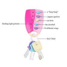 Juguete para bebés con mando a distancia inteligente para controlar coches musicales. Juego de simulación para niños. Juguetes educativos (rosa). - Rosa - Ver 8