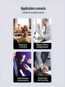 This Digital Voice Recorder Features Convenient Voice Control A Built-In Speaker And A 150mAh USB Rechargeable Battery Making It Ideal For Meeting Participants Journalists Students And Others - 4G - View 11