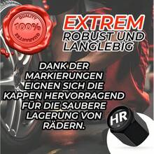 8/16pcs Aluminum Tire Valve Stem Caps With Gaskets, For Marking Winter And Summer Tires On Cars, SUVs, Etc. 4 Sets Of Tire Valve Stem Cap Kits, Valve Stem Caps, Wheel Valve Stem Caps, Dustproof And Protective - Multicolor - View 4