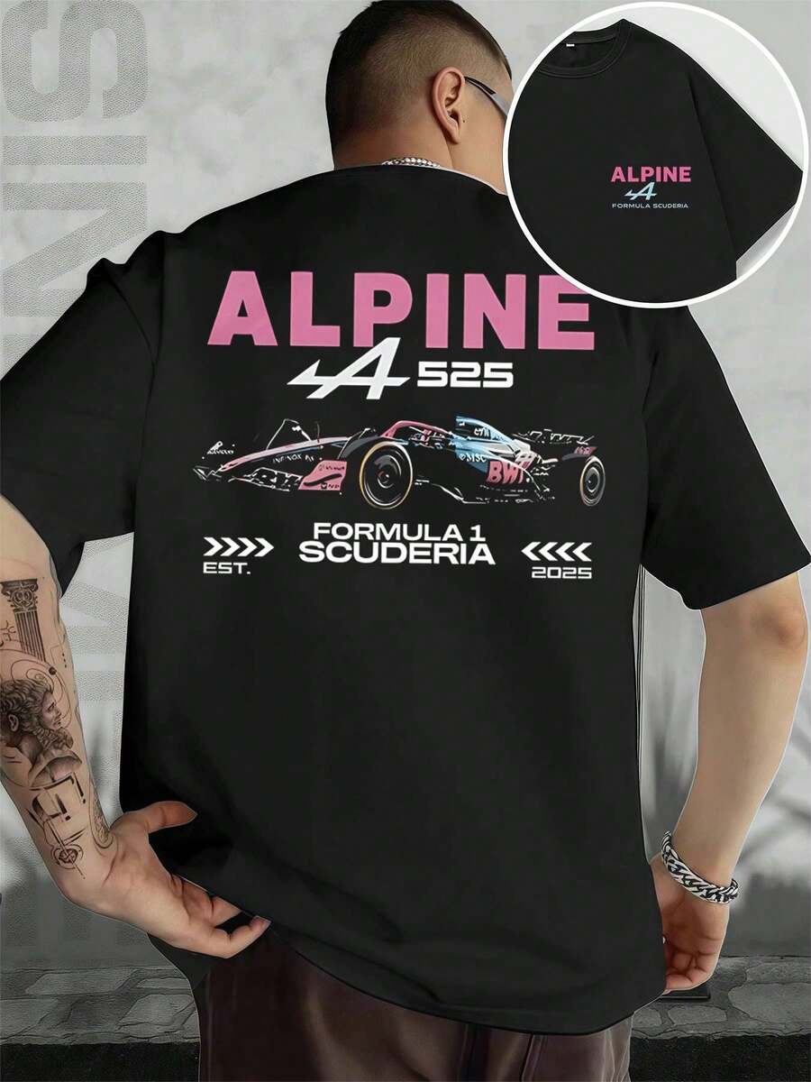 Men T-Shirts - 黑色 - 查看 1