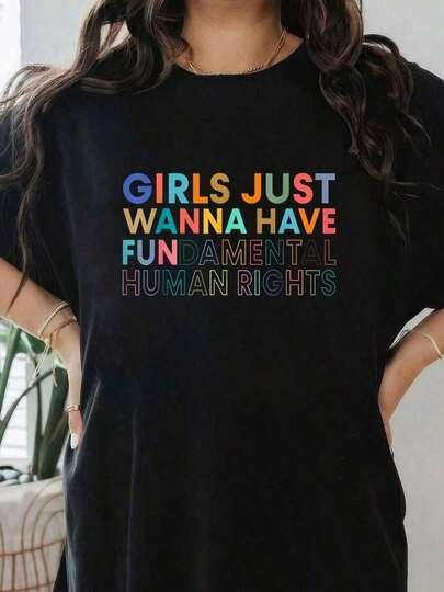 Camiseta de mujer My Body Choice Mind Your Own Uterus & Equal Rights, camiseta estampada, manga corta, cuello redondo, top casual para verano y primavera, ropa de mujer, camisetas gráficas unisex