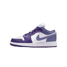 Air Jordan 1 Retro Low GS Court Purple White Sneaker Shoes 553560-551 Halloween - Màu tím - Xem 2