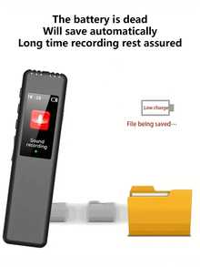 This Digital Voice Recorder Features Convenient Voice Control A Built-In Speaker And A 150mAh USB Rechargeable Battery Making It Ideal For Meeting Participants Journalists Students And Others - 4G - View 6