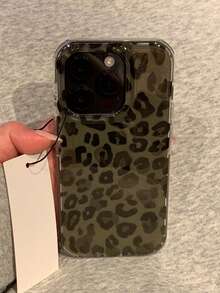 Luxury Creative Splash Ink Leopard Print Soft Phone Case, Compatible With 17 Pro Max, 17 Pro, 16, 12 Pro Max, 14, 15 Pro, 13 Pro Max, 14, 15, 16 Plus, 17, 15, 16, 11, Retro Fashion Shock-Resistant Frame Back Cover, Gift Choice.