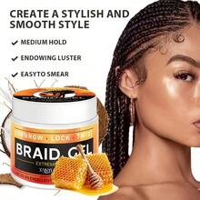100g Hair Styling Gel, Anti-Static, Non-Sticky, Easy To Apply, Moisturizing, Creates Fashionable & Unique Hairstyles, Suitable For All Hair Types, Long-Lasting Hold, Suitable For Braiding And Curling. Unisex. Moisturizing Hair Care | Easy To Apply | Long-Lasting Hold, Hair Styling Product - Multicolor - View 10