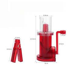 1件装创意编织机便携式手工手链编织工具，装饰编织线轴编织装置，圣诞节DIY礼物，可用于制作帽子、手套、围巾 - 彩色 - 查看 13