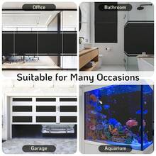 1 rolka folii zaciemniającej, zaciemniająca i termoizolacyjna, matowa folia zapewniająca prywatność, odpowiednia do szkła, blokuje światło słoneczne, umożliwiając sen w ciągu dnia, przyczepna, do wielu zastosowań, 100% ochrony przed promieniowaniem UV, ochrona prywatności, odpowiednia do wnętrz, domu, biura, kuchni i innych pomieszczeń