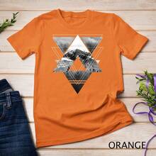 Camiseta unisex de relleno geométrico de Trendy Outdoors - Negro - Ver 9