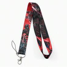 Star Wars 一套星球大战证件卡套挂绳和卡通钥匙扣，耐用ABS材质，包含阿纳金和阿纳金图案，适用于学生证和交通卡。 - 彩色 - 查看 12