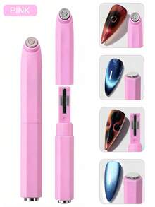 3-In-1 Ring-Shaped Cat's Eye Magnet Multi-Functional Nail Art Magnetic Stick, Cat's Eye Magnet Nail Art Tool, Nail Polish Gel Magnet Detachable Multi-Functional Super Strong Magnet Nail Art Tool - Multicolor - View 8