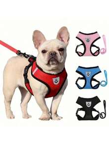New Luminous Dog Harness And Leash Set, Available In Multiple Colors And Sizes, Suitable For Cats, Dogs And Various Pets - Multicolor - View 5