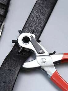 1pc Multifunction Belt Punch Tool, Simple Hadfield Steel Hold Punch For Household - Bạc - Xem 4