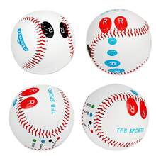 1pc 9-Inch Softball, Professional Training & Match Use, Soft/Hard Finger Grip