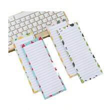 50 Sheets Magnetic Notepad, Detachable Magnetic Notebook, With Magnetic Pen Holder, Suitable For Refrigerator (Pen Not Included). Great For Back To School, Winter, Thanksgiving, Christmas, Saudi National Day, Birthday, Holiday Gifts For Friends And Adults. - Multicolor - View 4