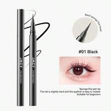 J.M.C.Y 防水、防汗、防晕染液体眼线笔，细笔尖，适合初学者 - #01 Black sponge head‌ - 查看 8