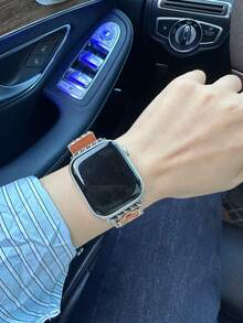 1 pièce Bracelet compatible en tissu coloré et, convient pour les montres de 38 mm, 40 mm, 41 mm, 42 mm, 44 mm, 45 mm, 46 mm, 49 mm, compatible avec Ultra, Série 10/9/8/7/6/5/4/3/2/1 SE