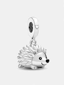 1颗925纯银刺猬珠吊坠，适合DIY手链和女士首饰 - 集合2 - 查看 16