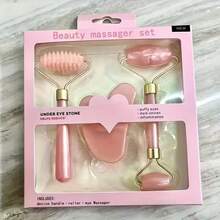 3PCS Resin Facial Massager Massage Roller For Face Body Neck Eyes Guasha Scraping Board Anti-Wrinkle Beauty Skin Care Tools