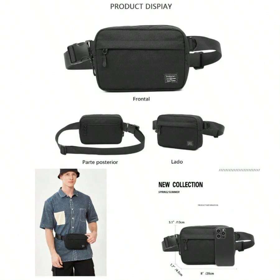 - Mariconera hombre, Bolso para hombre, Bolsa de Hombro Cruzada Impermeable para Hombres y Mujeres, Bolsa Casual de Viaje y Senderismo. Modelo 2 - Modelo 2 - Ver 1