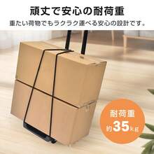 Foldable Shopping Cart, 4-Wheel, Stylish, Durable, Compact, And Portable For Carrying Or Hand Carrying - màu đen - Xem 2