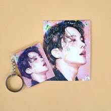 GO! 时尚 你想要的 COER JAMES JUHOON MATIN SEINGHYEON KEONHO 钥匙扣、挂件、吊坠，适用于衣服、包包、车钥匙 - 创意可爱派对装饰，理想的圣诞礼物、情人节礼物、生日礼物 - 彩色 - 查看 21