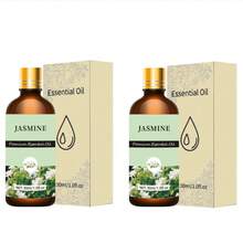 2pcs 100ml, 2pcs 30ml, 2pcs 10ml Jasmine Essential Oil, Plant Extracted, Steam Distilled, Suitable For Aromatherapy Diffuser, Fragrance, Soap, Candle Making, Massage, Skin & Hair Care, Office, Bedroom, Meditation, Yoga, Travel, Gift - Jasmine - View 12