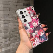 Funda de teléfono de chica anime linda Kasane Teto compatible con Samsung Galaxy S25 S24 S23 S22 S21 S20 FE Ultra Plus 4G 5G, a prueba de golpes, transparente y suave. - Mezcla de colores - Ver 3