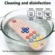 Bneseus 1pc Silicone Teething Toy Suitable For 0-6 Months, 6-12 Months Babies, Remote Control Silicone Teether, Sensory Toy, Chewing Toy For Boys And Girls, Christmas Gift, Stocking Stuffer - Remote-controlled Teething Toy - View 9