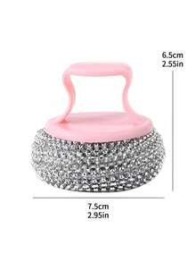 12 PIEZAS Almohadillas de Fregado de PET, Bolas de Limpieza con Mangos Ergonómicos. Almohadillas Limpiadoras sin Rayar para Ollas, Fácil de Limpiar, Sin Rayones ni Residuos. Almohadillas de Limpieza de Cocina, Cepillo de Plástico y Metal Duradero para Ollas, Sartenes, Utensilios Antiadherentes - Estropajo Reutilizable, Cuidado de Utensilios Antiadherentes, Cepillo para Ollas, Fregado Sin Rayar, Diseño Duradero, Cepillo Duradero, Cepillo de Limpieza de Cocina, Para Entusiastas de la Cocina. - Multicolor - Ver 2