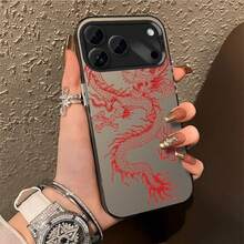 Dragon Phone case suitable for Honor 90 90GT 90PRO X5PLUS X5B X6B X6C X7A X7B X7C X8 X9 A B Halloween gift Easter gift for friends family couple style silver color phone case - Dragón CYK BlackYTAW - Ver 3