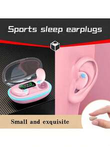 Ultra-Thin Sleep Wireless Headset Super Standby Wireless Headphones, On-Ear Sports Invisible Subwoofer Headphones For IOS/Android Game Low Latency Dual MIC Noise Reduction Sleep Earbuds 150mAh