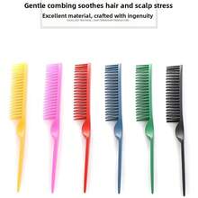 1pc/3pcs Anti-Static Plastic Hair Comb - Fine Tooth Portable Easy To Manage Hair - Minimalist Plastic Comb For Home Use - Suitable For Men And Women ,Hair Styling Kit For Barber Salon Beauty Travel Essential Hair Products,Hair Cares,Hair Accessories - Multicolor - View 2