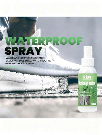 鞋子防水喷雾，白色运动鞋，运动鞋，风衣，防污防雨，纳米绒面革氧化清洁剂，防水雨衣清洁剂，适用于清洁和修复纳米涂层，节日期间送给亲朋好友的绝佳礼物（新旧款随机发货）。